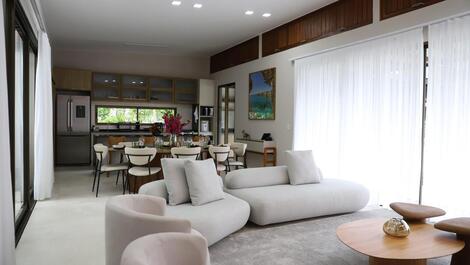 Pipa Casa4 • VILLA EGEU 4 qts/2 stes piscina churrasqueira privativa