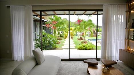 Pipa Casa4 • VILLA EGEU 4 qts/2 stes piscina churrasqueira privativa