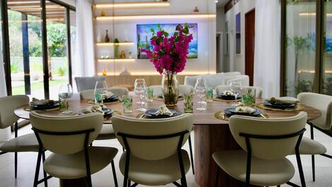 Pipa Casa4 • VILLA EGEU 4 qts/2 stes piscina churrasqueira privativa