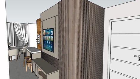 NEW APARTMENT, 2 BEDROOMS, SUITES, ELEVATOR, 60 METERS FROM THE SEA, MAXIMUM 5 PEOPLE.