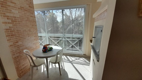 Terraço com churrasqueira