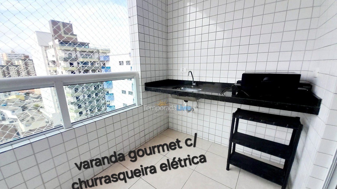 Apartamento para aluguel de temporada em Praia Grande (Vila Tupi)