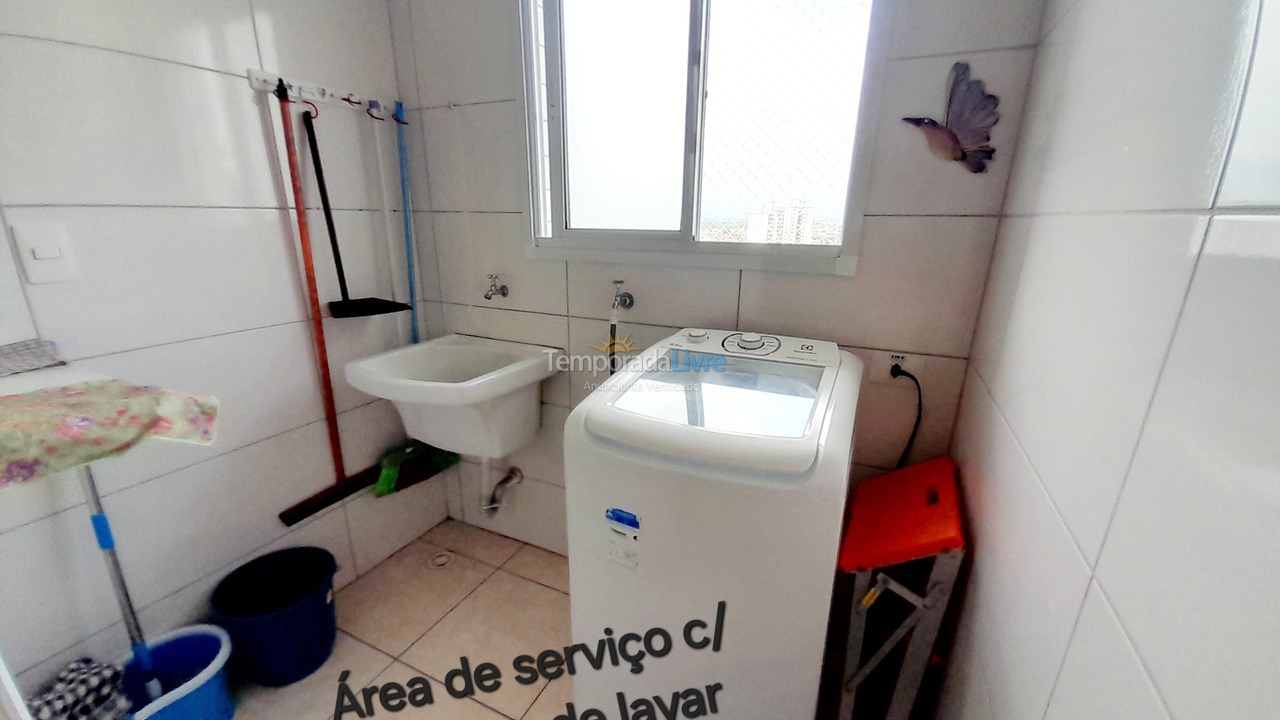 Apartamento para aluguel de temporada em Praia Grande (Vila Tupi)