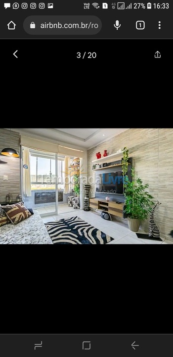 Apartamento para aluguel de temporada em Florianopolis (Praia dos Ingleses)