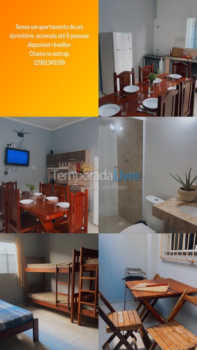 Apartamento para alquiler de vacaciones em Ubatuba (Praia Grande)