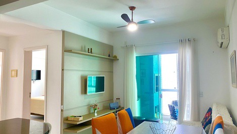 Charmoso apartamento em Bombas para 7 pessoas