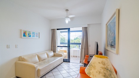 Lindo ap de dois quartos, de frente e com vista para o mar (C131)