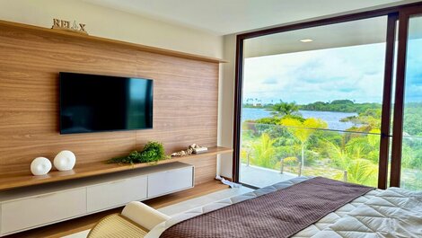 House with SEA and LAKE View in Alphaville Guarajuba