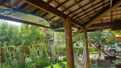 Casa Laguna Azul en Guarajuba cerca de la playa