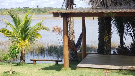Casa Laguna Azul en Guarajuba cerca de la playa