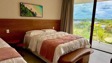 House with SEA and LAKE View in Alphaville Guarajuba