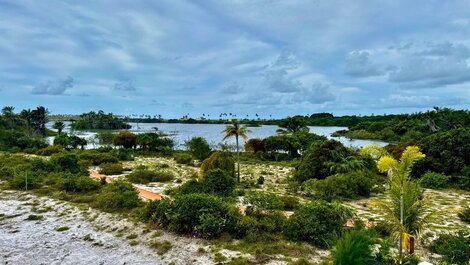 House with SEA and LAKE View in Alphaville Guarajuba