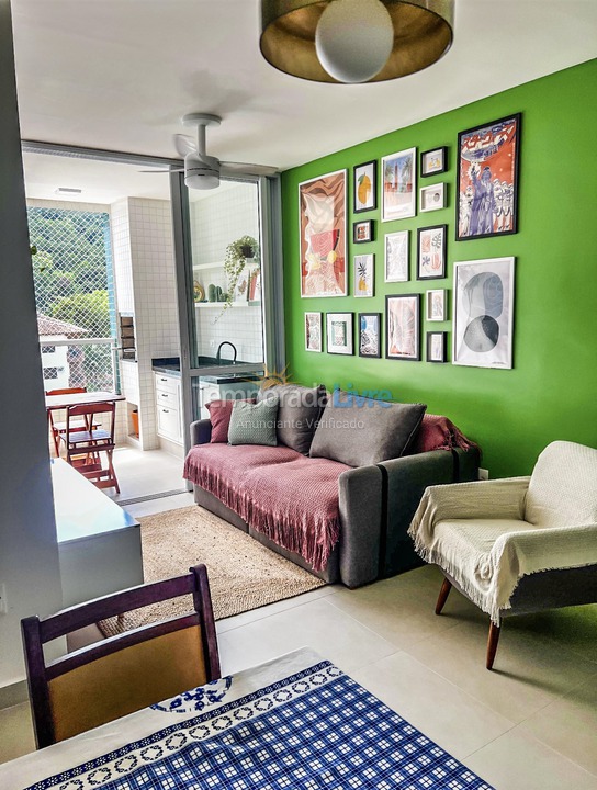 Apartment for vacation rental in Ubatuba (Toninhas)