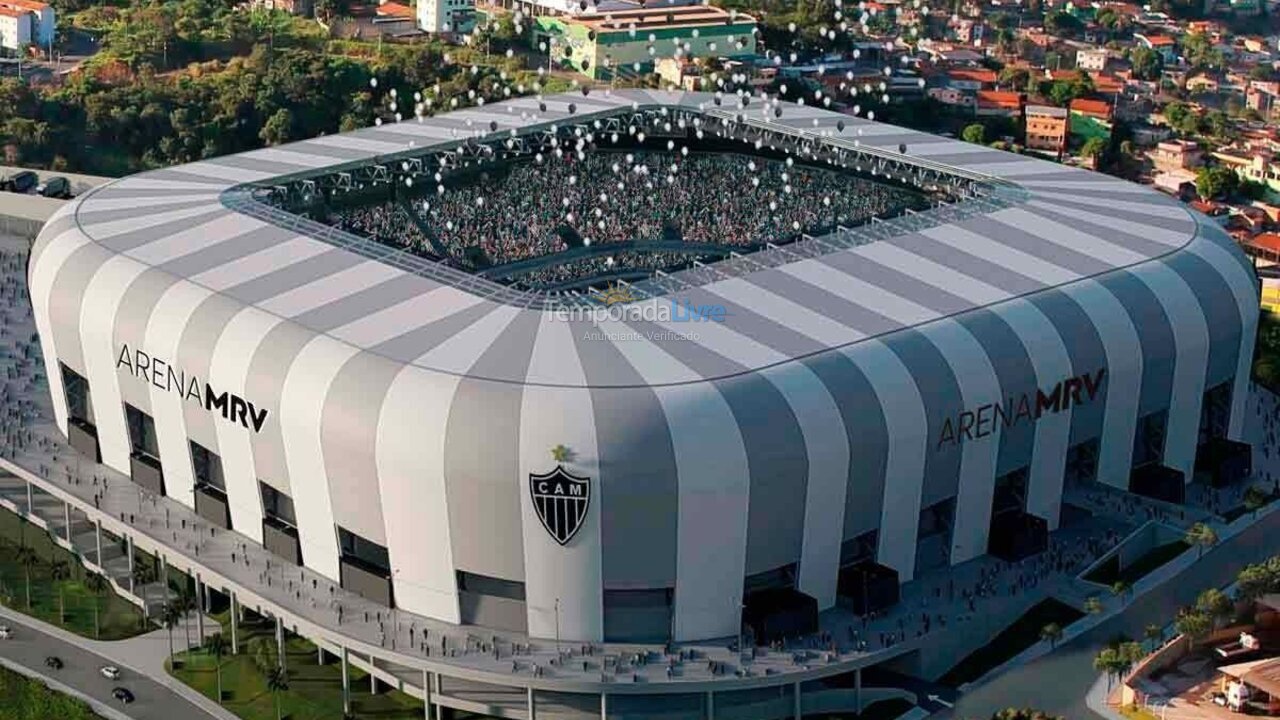 Apartamento para aluguel de temporada em Belo Horizonte (Santa Maria)