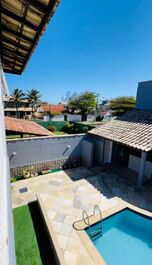 Casa de 6 quartos - piscina privativa - Frente praia do Foguete.