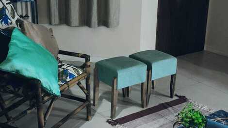 Carnaval na Martim. 70m da Praia. Conforto, ar, churras. Reserve já!