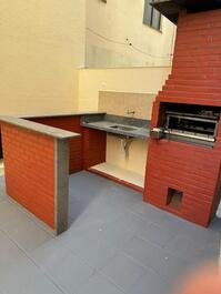 3qts com churrasqueira praia do morro