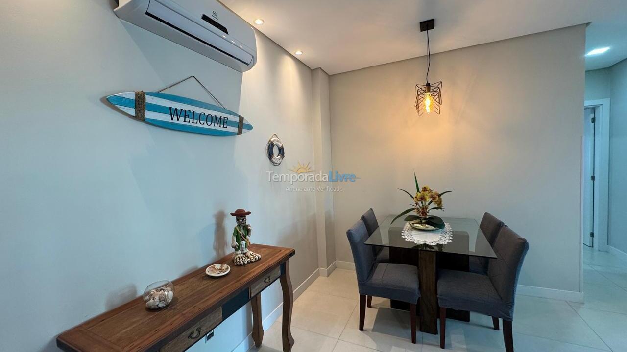 Apartamento para aluguel de temporada em Governador Celso Ramos (Praia de Palmas)