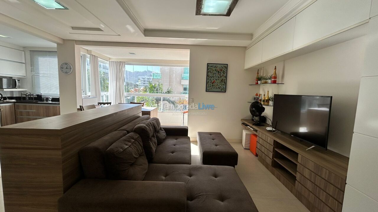 Apartamento para alquiler de vacaciones em Governador Celso Ramos (Praia de Palmas)