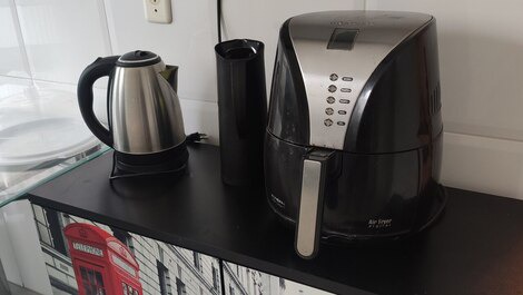 Air-fryer  e itens para o café