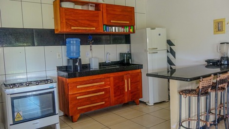 Cozinha interna da casa 