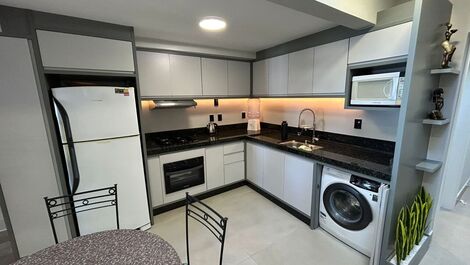 House on the edge of Bombas beach