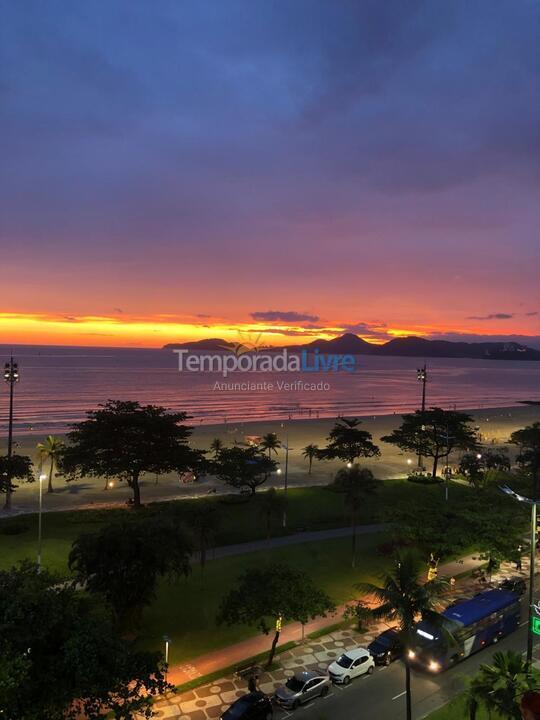 Apartamento para aluguel de temporada em Santos (Embare)