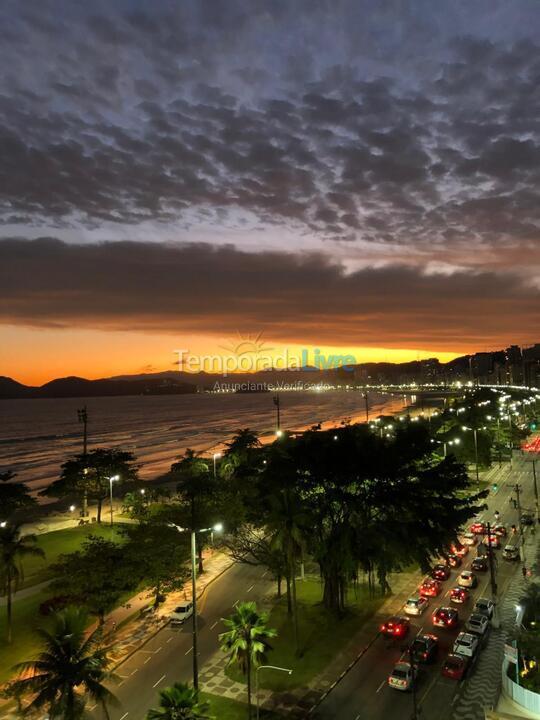 Apartamento para aluguel de temporada em Santos (Embare)