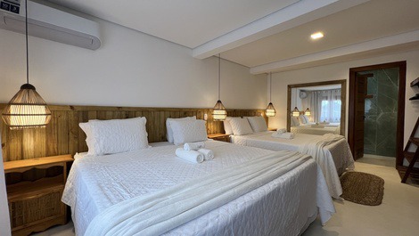 Suíte para 4 pessoas na Mucugê