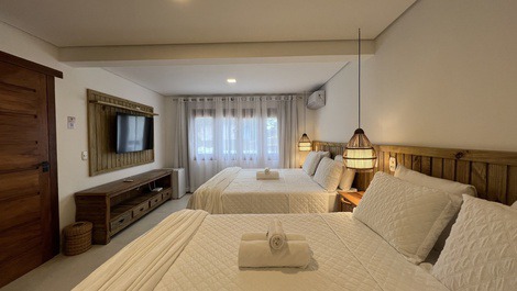 Suíte para 4 pessoas na Mucugê