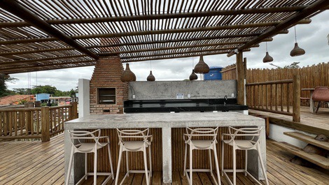 Suíte para 4 pessoas na Mucugê