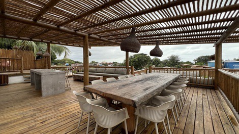 Suíte para 4 pessoas na Mucugê