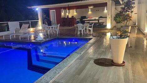 House by the river and next to the sea located in a condominium, Camaçari