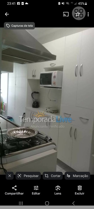 Apartamento para aluguel de temporada em Guarujá (Astúrias)