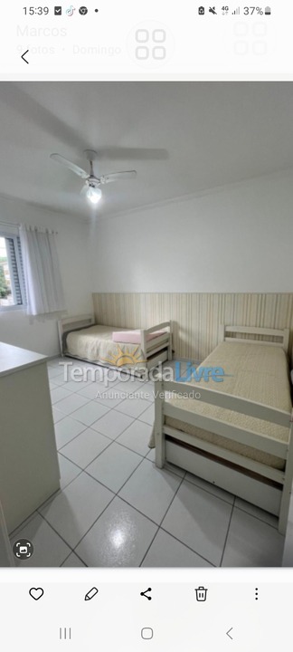 Apartamento para aluguel de temporada em Guarujá (Astúrias)