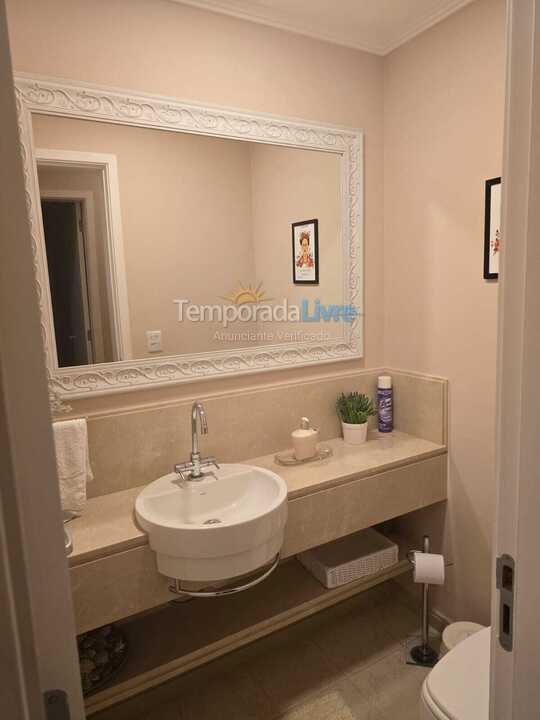 Apartamento para alquiler de vacaciones em Bertioga (Riviera de São Lourenço)