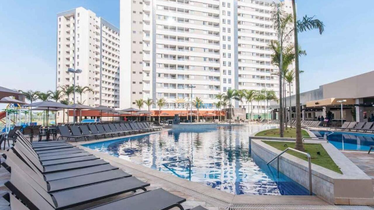 Apartamento para aluguel de temporada em Olímpia (Enjoy Solar das Aguas Resort)