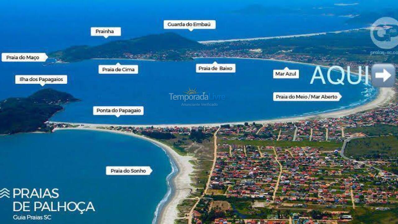 Apartamento para aluguel de temporada em Palhoça (Praia da Pinheira)