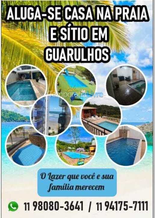 House for vacation rental in Itanhaém (Suarão)