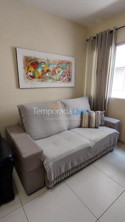 Apartamento para aluguel de temporada em Praia Grande (Praia do Caiçara)