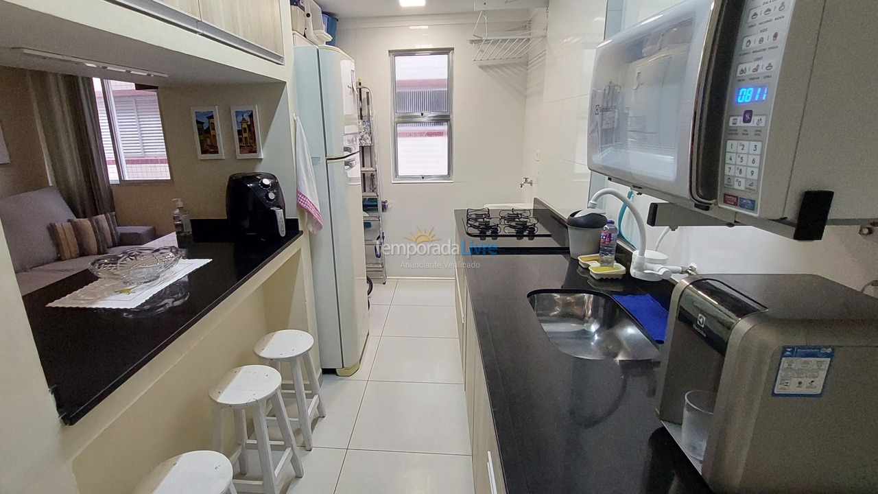 Apartamento para aluguel de temporada em Praia Grande (Praia do Caiçara)