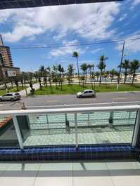 Vista parcial da varanda! frente ao mar...