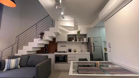 JURERÊ, 1 SUITE, APARTAMENTO DÚPLEX