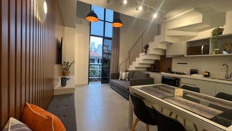 JURERÊ, 1 SUITE, APARTAMENTO DÚPLEX