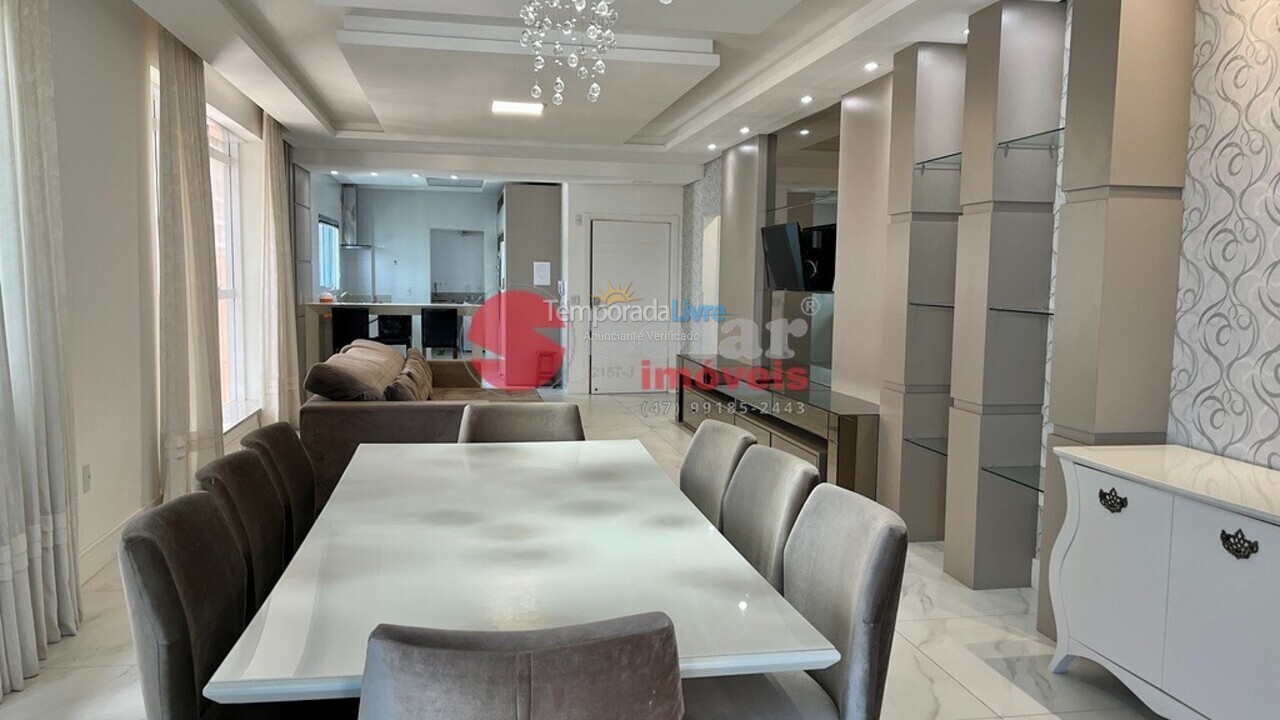 Apartamento para aluguel de temporada em Itapema (Meia Praia)