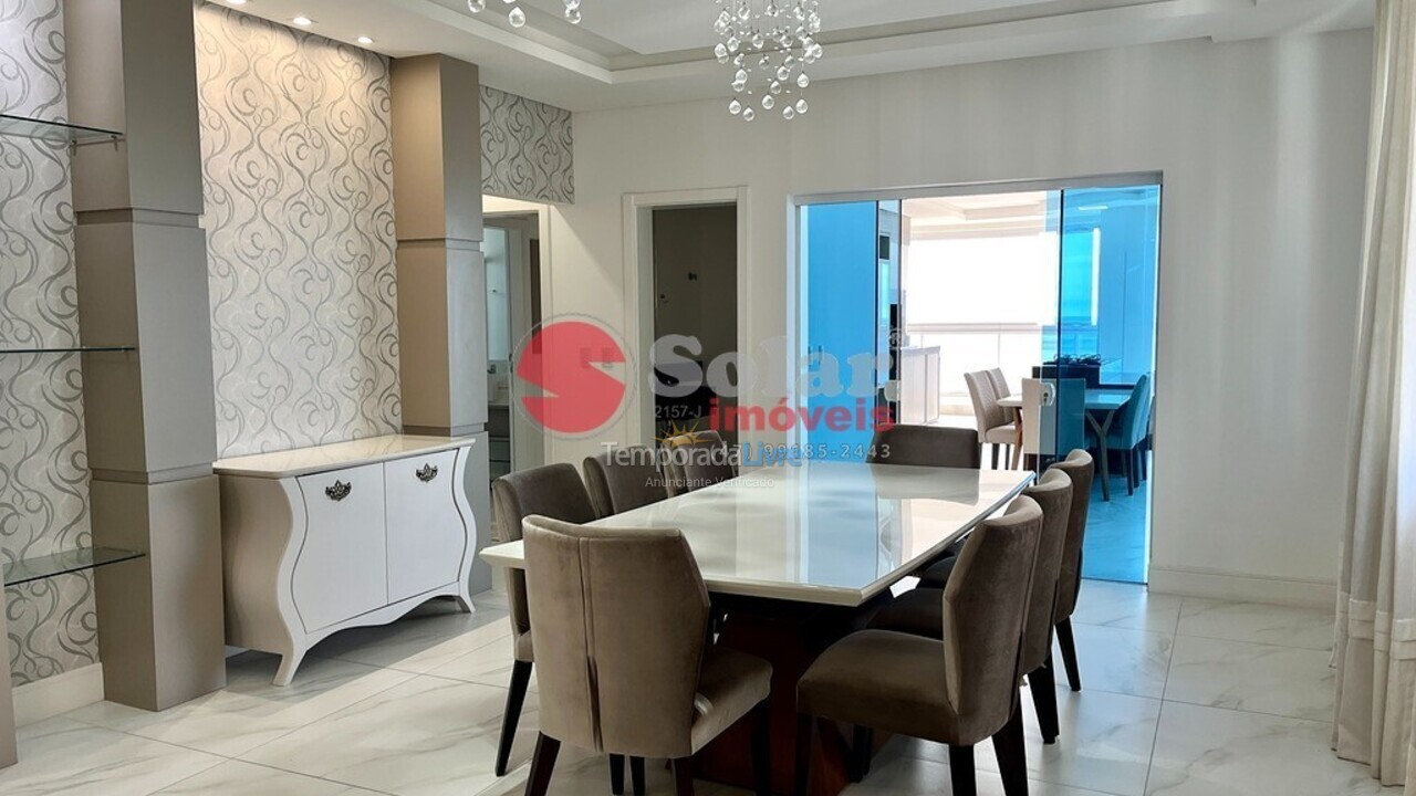 Apartamento para aluguel de temporada em Itapema (Meia Praia)