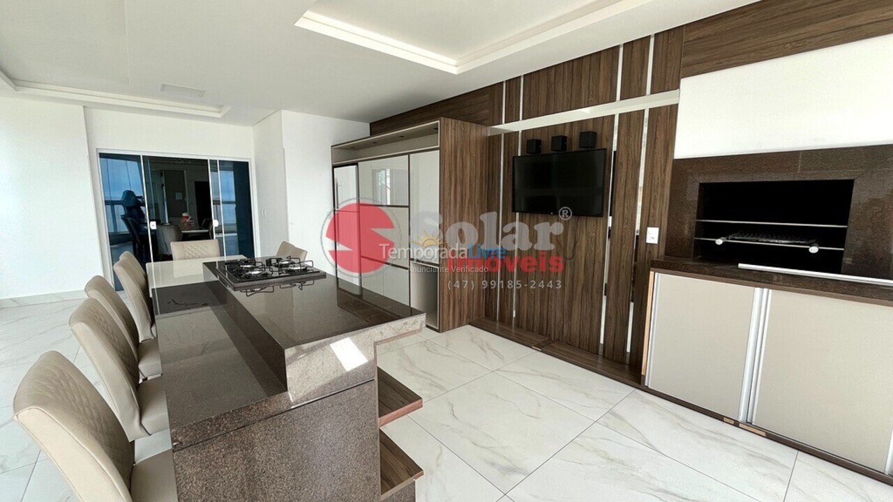 Apartamento para aluguel de temporada em Itapema (Meia Praia)