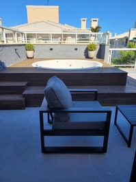 Aluguel diárias em cobertura a beira mar dos ingleses norte