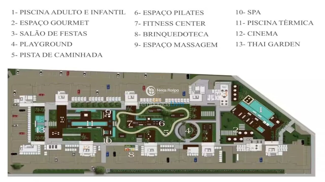 Apartment for vacation rental in Florianopolis (Campeche)