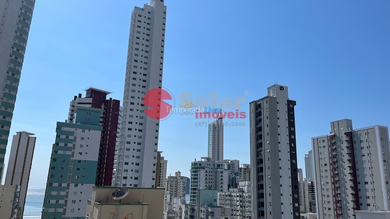 Apartamento para aluguel de temporada em Balneário Camboriú (Centro)